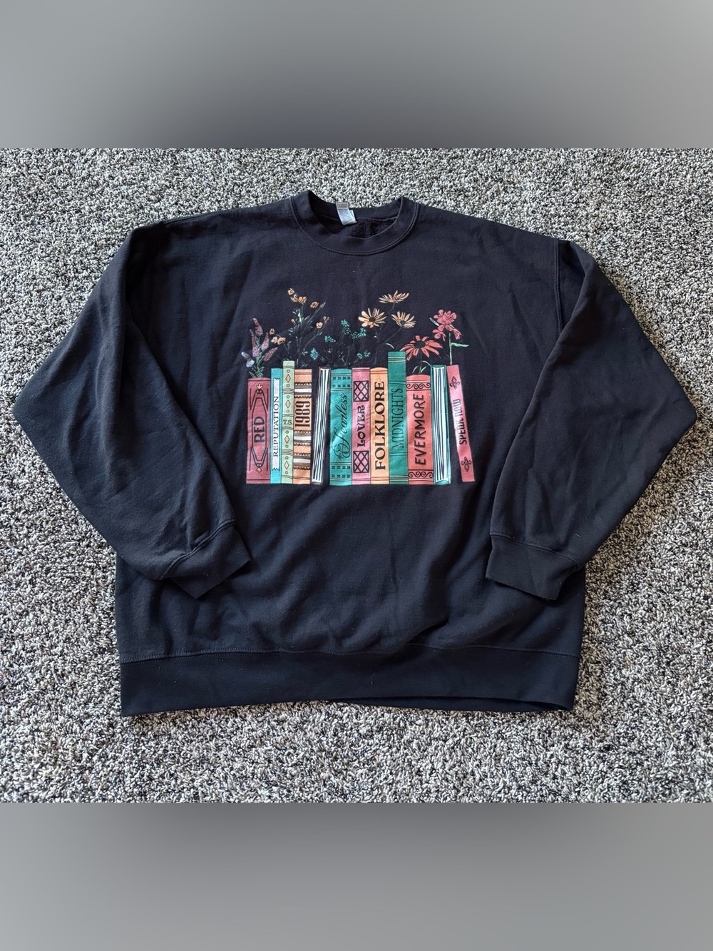 Taylor Swift Album Book Crewneck